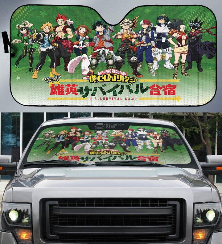 Car Sun Shade Main Characters Custom My Hero Academia Anime Car Accessories - EzCustomcar - 1