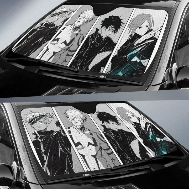 Main Character Car Sun shade Custom Jujutsu Kaisen Anime Car Accessories - EzCustomcar - 3