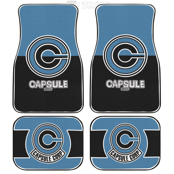 Capsule Corps Dragon Ball Car Accessories Custom Anime Car Floor Mats - EzCustomcar - 1