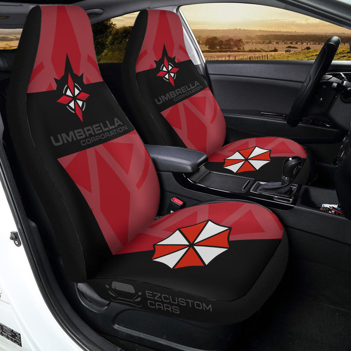 Resident Evil: Umbrella Corps Car Accessories Anime Car Seat Covers Umbrella Corporation - EzCustomcar - 3