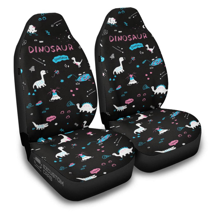 Pink Dinosaurs Car Seat Covers Car Accessories - EzCustomcar - 2