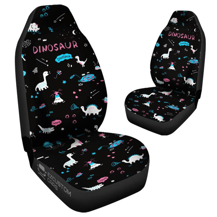 Pink Dinosaurs Car Seat Covers Car Accessories - EzCustomcar - 4