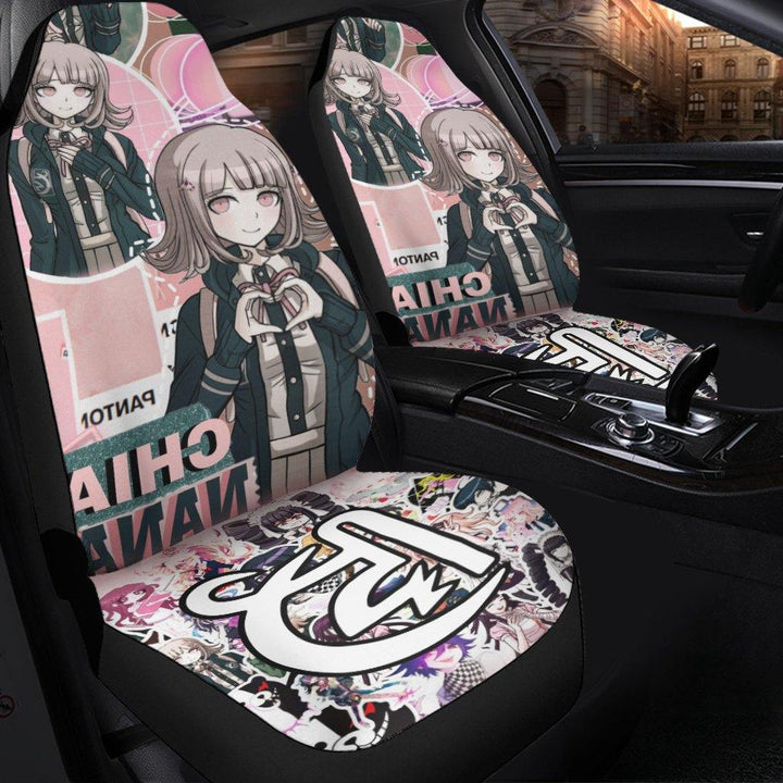 Chiaki Nanami Car Seat Covers Danganronpa Anime Car Accessories - Customforcars - 3