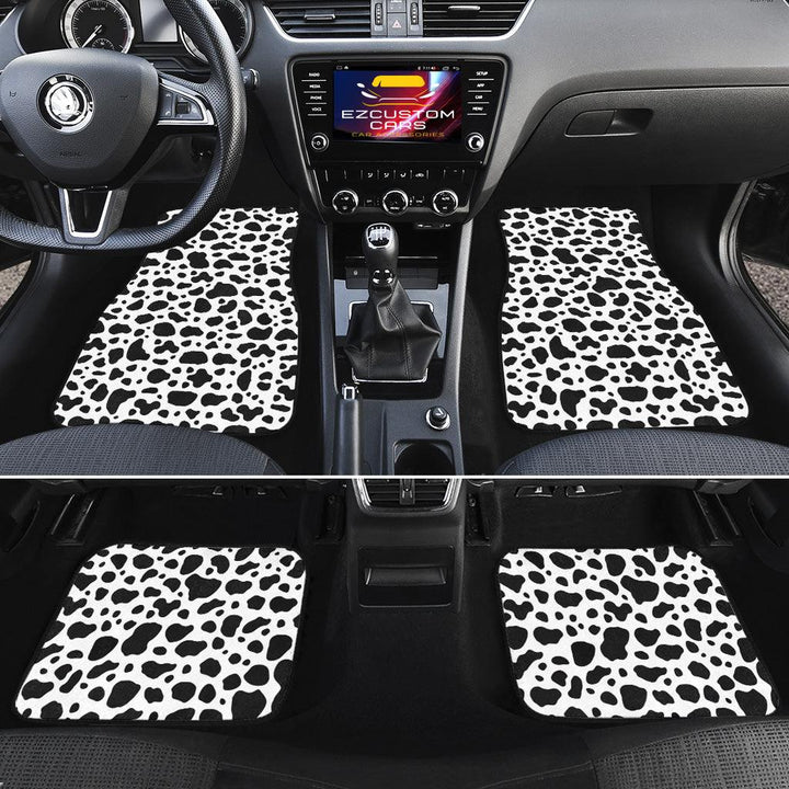 Cow Skin Car Floor Mats Custom Animal Car Accessories-ezcustomcar-12