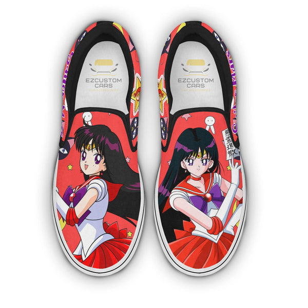 Sailor Mars Classic Slip-On Sailor Moon Shoes - EzCustomcar - 1