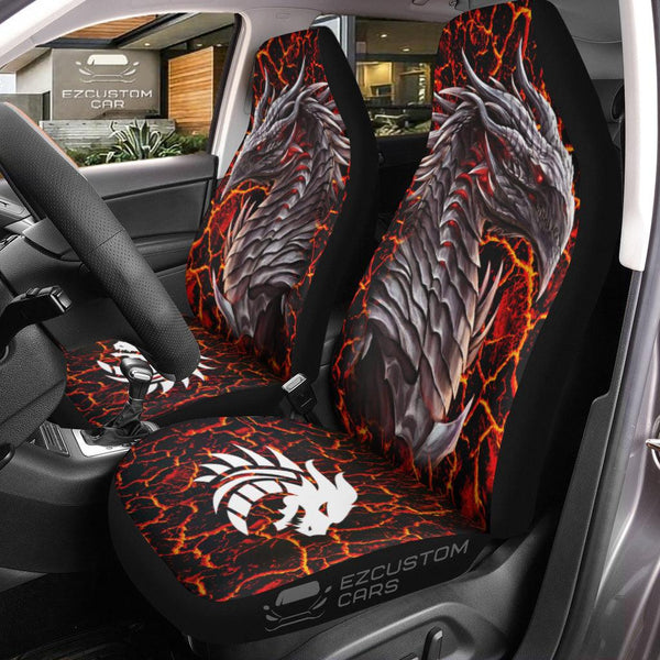 Red Dragon Car Seat Covers Custom Dragon Car Accessories - EzCustomcar - 1