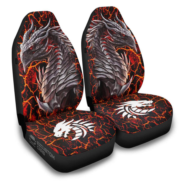 Red Dragon Car Seat Covers Custom Dragon Car Accessories - EzCustomcar - 2