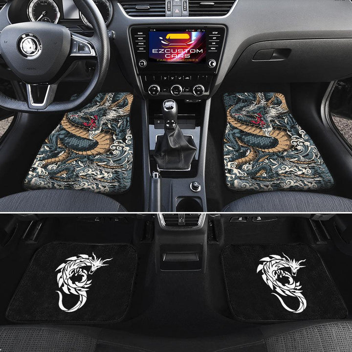 Legend Dragon Car Floor Mats Custom Dragon Car Accessories - EzCustomcar - 2