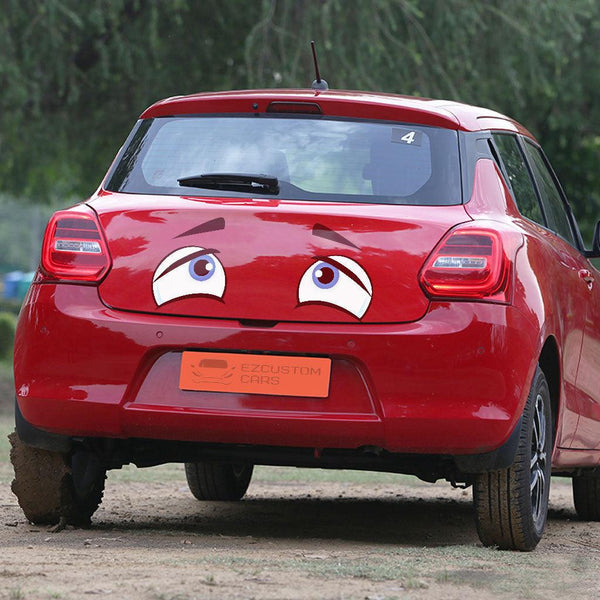 Disappointed Eyes Car Sticker Cartoon Custom Car Accessories - EzCustomcar - 1