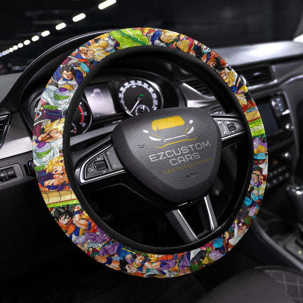 Dragon Ball Steering Wheel Cover Custom Anime Car Accessories - EzCustomcar - 1