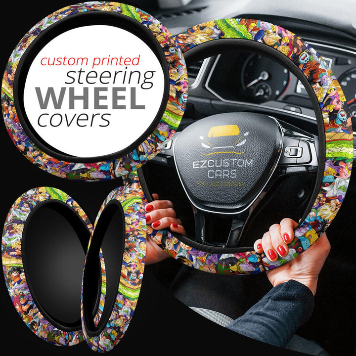 Dragon Ball Steering Wheel Cover Custom Anime Car Accessories - EzCustomcar - 4