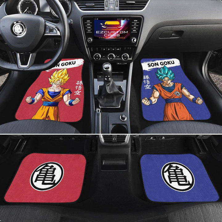Son Goku Car Floor Mats Custom Anime Dragon Ball Car Accessories-ezcustomcar-12