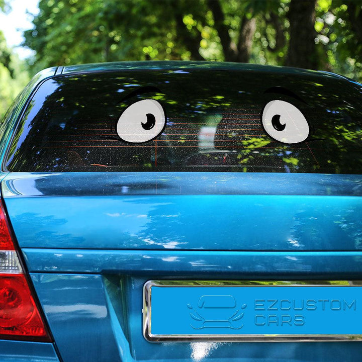 Easy Face Cartoon Eyes Custom Car Sticker - EzCustomcar - 3