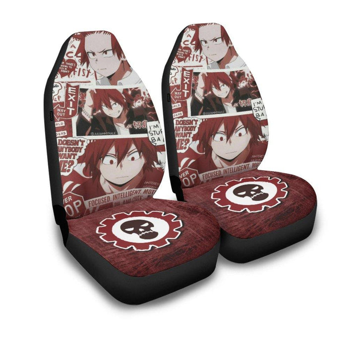 Eijiro Kirishima Manga Car Seat Covers Anime My Hero Academia Fan Gift - Customforcars - 2