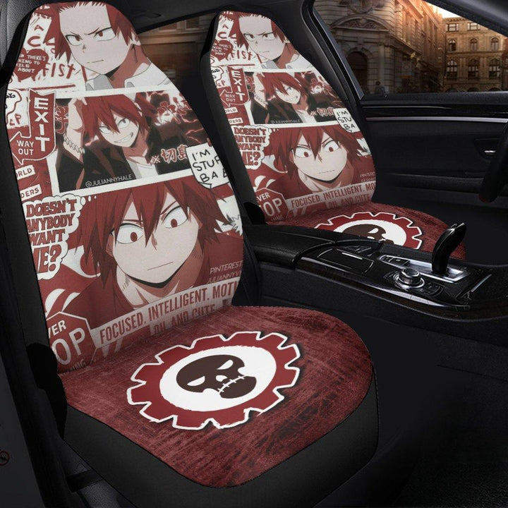 Eijiro Kirishima Manga Car Seat Covers Anime My Hero Academia Fan Gift - Customforcars - 3