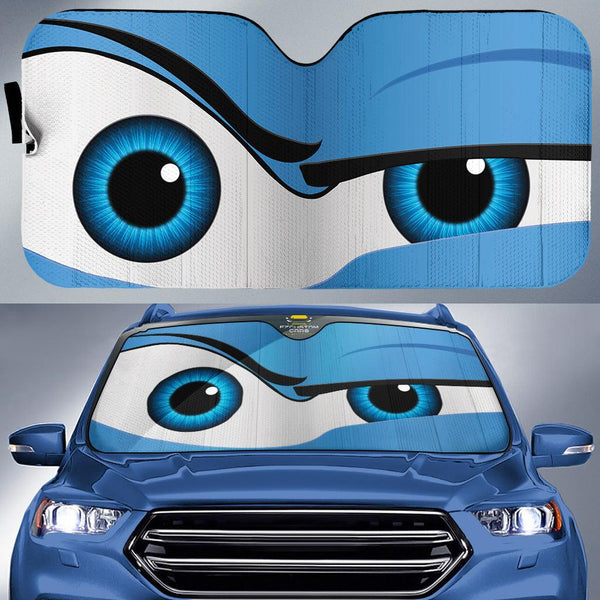 The Rock Eyes Cartoon Custom Car Windshield Sunshadesezcustomcar-1