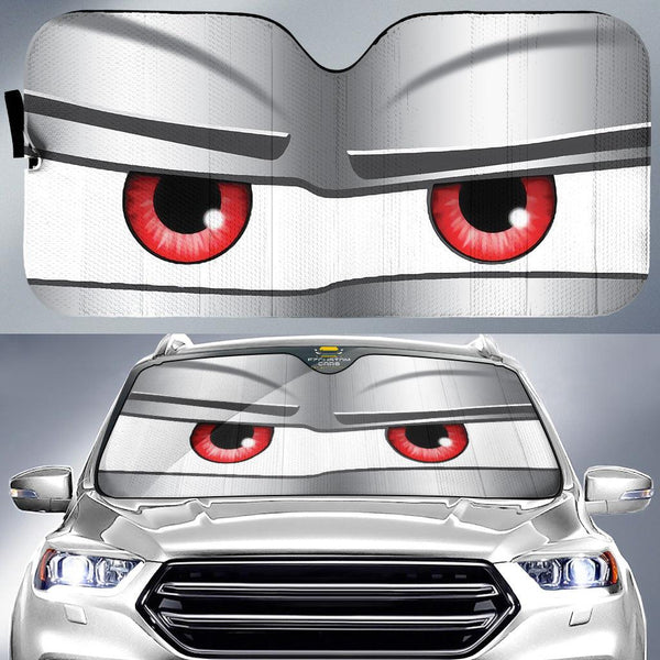 Suspicious Cartoon Eyes Custom Car Windshield Sunshadesezcustomcar-1