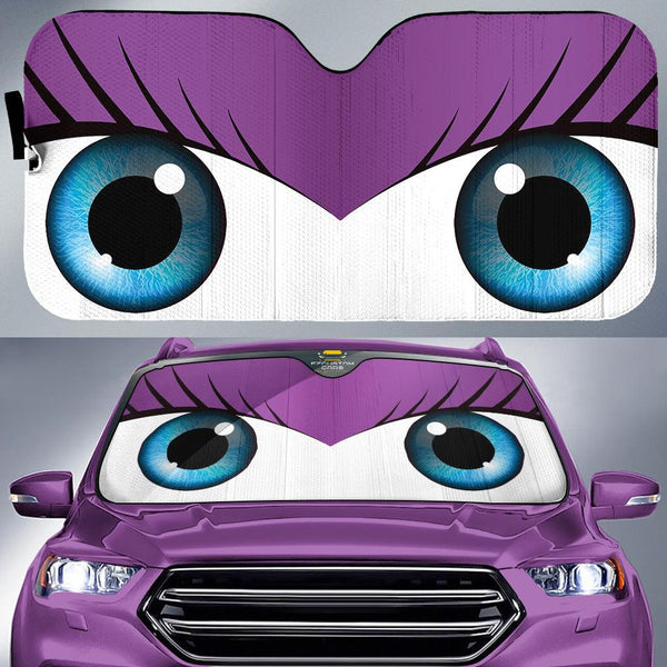 Cute Eyes Cartoon Car Sunshadeezcustomcar-1