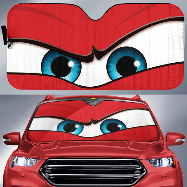 Seriously Angry Cartoon Eyes Custom Car Windshield Sunshadesezcustomcar-1