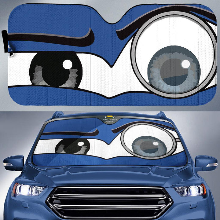 Monocle Eyes Cartoon Custom Car Windshield Sunshadesezcustomcar-1