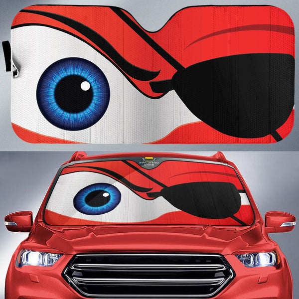 Eye Patch Cartoon Custom Car Windshield Sunshadesezcustomcar-1