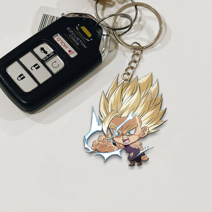 Son Gohan Keychains Custom Dragon Ball Anime Car Accessories - EzCustomcar - 2