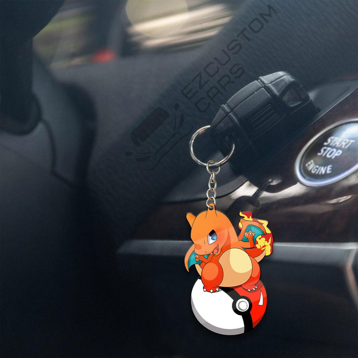 Charizard Keychains Custom Pokemon Car Accessories - EzCustomcar - 4