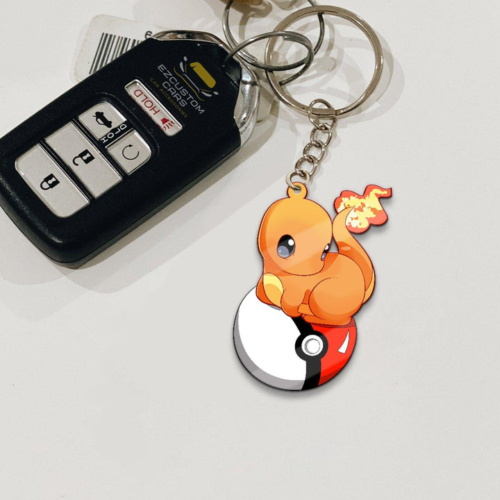 Charmander Car Accessories Custom Pokemon Keychains - EzCustomcar - 2