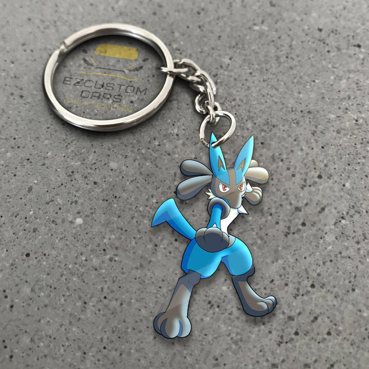 Lucario Keychains Custom Pokemon Car Accessories - EzCustomcar - 1