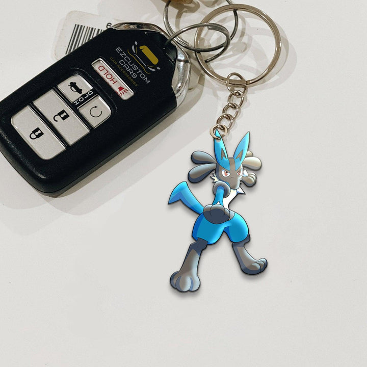 Lucario Keychains Custom Pokemon Car Accessories - EzCustomcar - 2