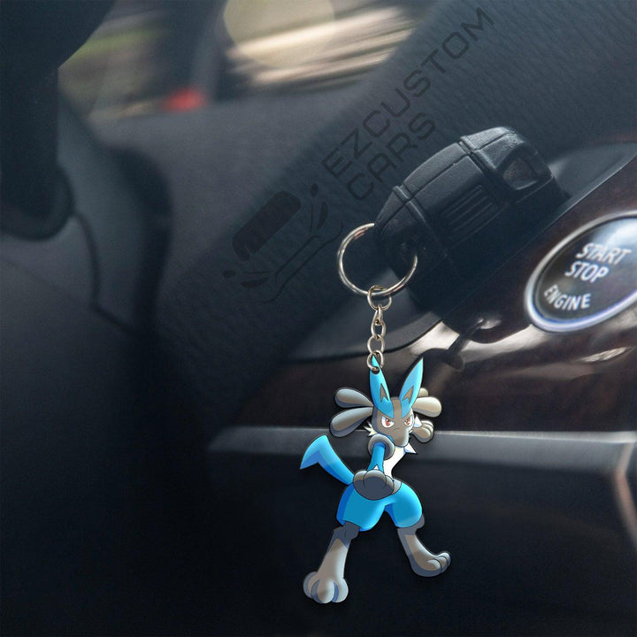 Lucario Keychains Custom Pokemon Car Accessories - EzCustomcar - 4