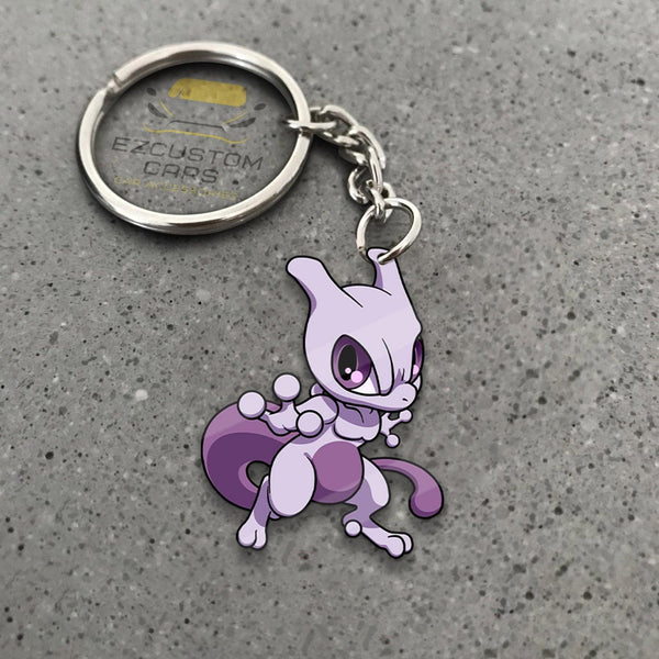 Mewtwo Keychains Custom Pokemon Car Accessories - EzCustomcar - 1