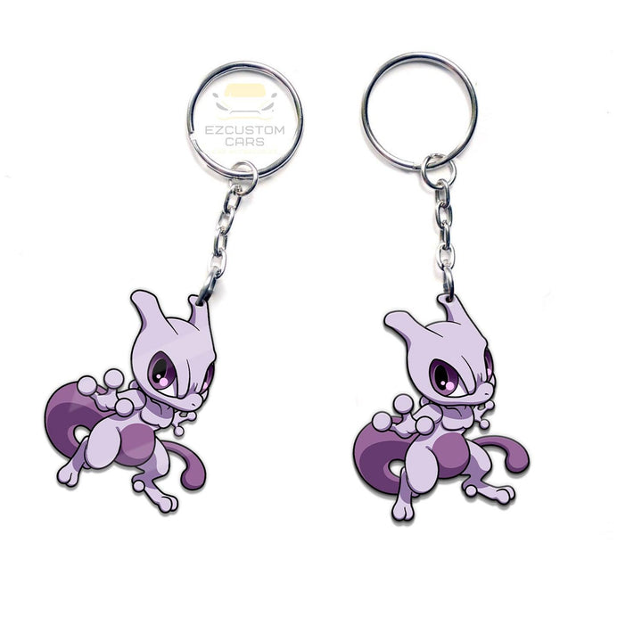 Mewtwo Keychains Custom Pokemon Car Accessories - EzCustomcar - 3