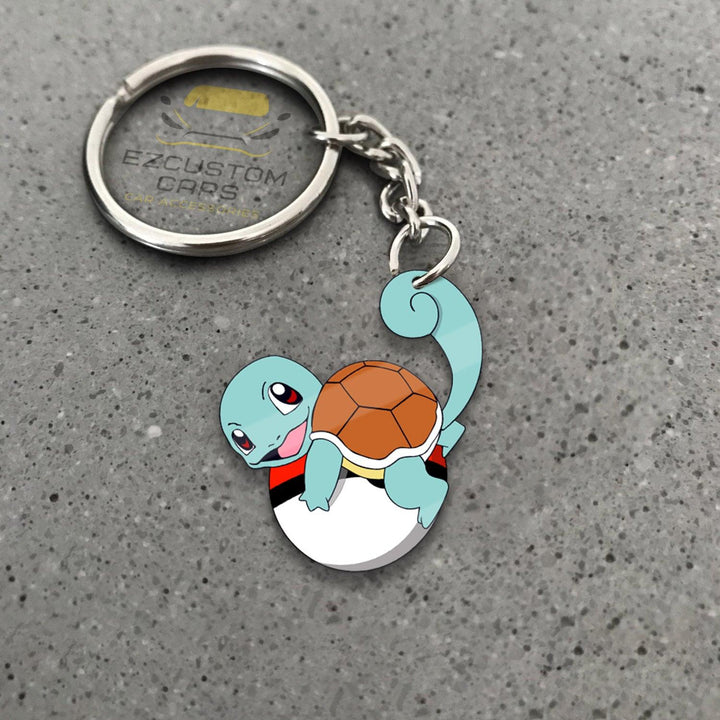 Squirtle Car Accessories Custom Pokemon Keychains - EzCustomcar - 1