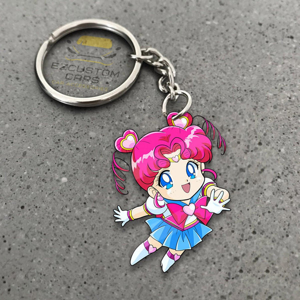 Sailor Chibi Moon Car Accessories Custom Sailor Moon Anime Keychains - EzCustomcar - 1