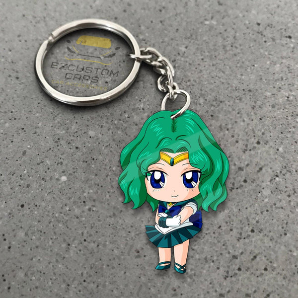 Sailor Neptune Car Accessories Custom Sailor Moon Anime Keychains - EzCustomcar - 1