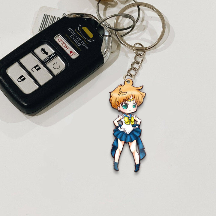 Sailor Uranus Car Accessories Custom Sailor Moon Anime Keychains - EzCustomcar - 2