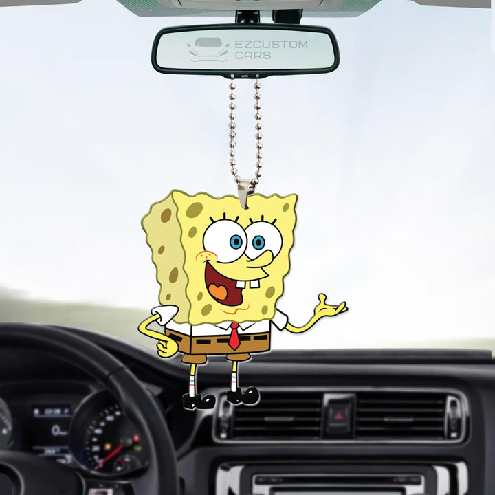 Spongebob Squarepants Car Accessories Anime Car Ornament Christmas Gift - EzCustomcar - 1