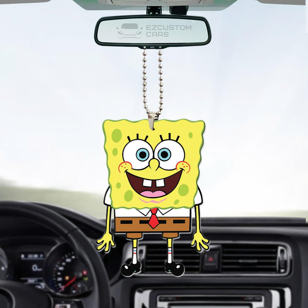 Anime Car Accessories Spongebob Squarepants Car Ornament Christmas Gift - EzCustomcar - 1