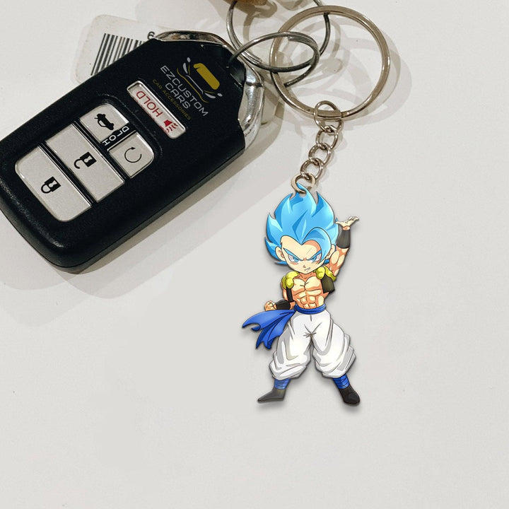 Gogeta Keychains Custom Dragon Ball Anime Car Accessories - EzCustomcar - 2