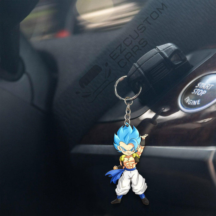 Gogeta Keychains Custom Dragon Ball Anime Car Accessories - EzCustomcar - 4