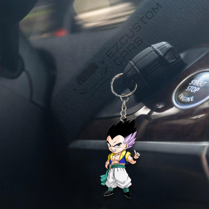 Gotenks Keychains Custom Dragon Ball Anime Car Accessories - EzCustomcar - 4