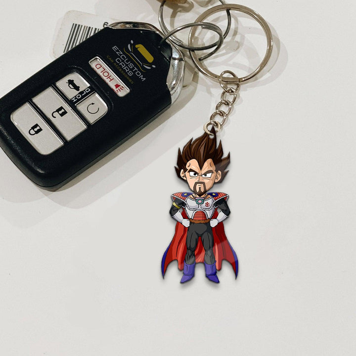 King Vegeta Car Accessories Custom Dragon Ball Anime Keychains - EzCustomcar - 2