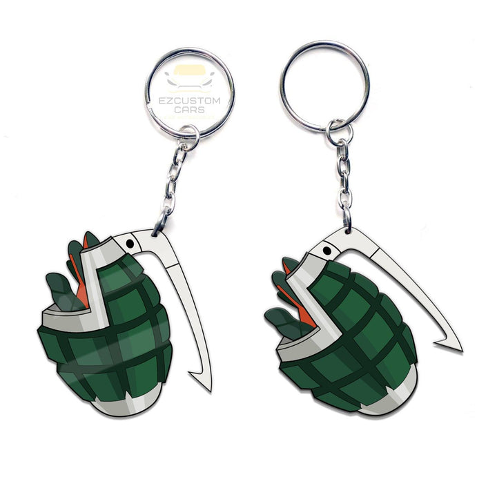 Bakugo's Grenadier Bracers Keychains Custom My Hero Academia Anime Car Accessories - EzCustomcar - 3