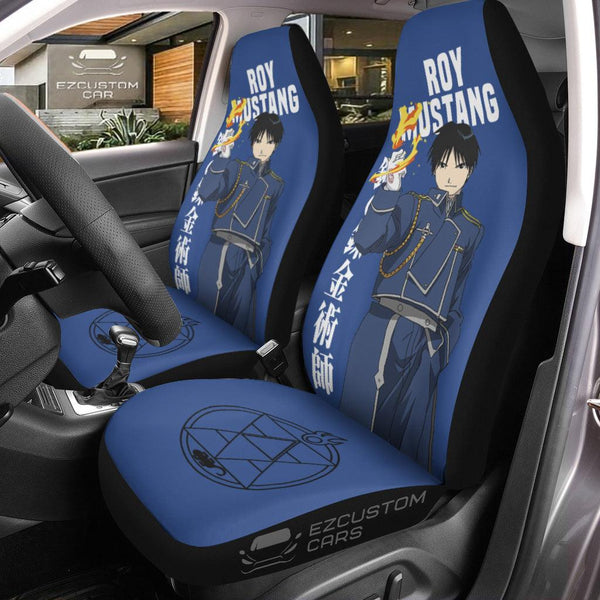 Roy Car Seat Covers Fullmetal Alchemistezcustomcar.com-1