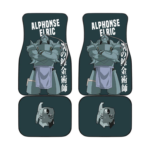 Alphonse Car Floor Mats Fullmetal Alchemist Anime Car Accessories-ezcustomcar-1
