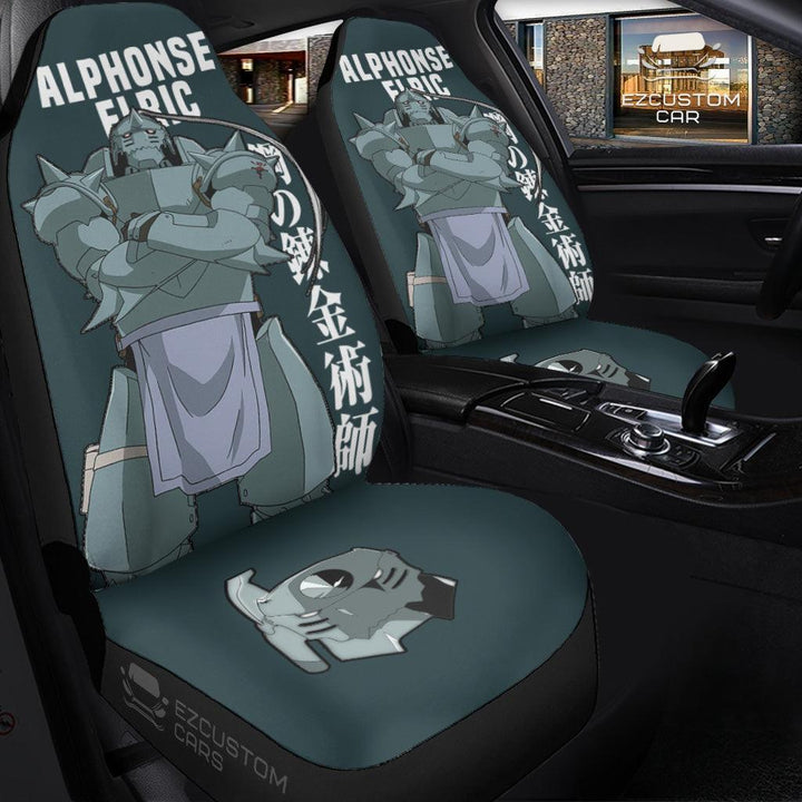 Alphonse Car Seat Covers Fullmetal Alchemist Anime Car Accessories-Ezcustomcar-KN2106066