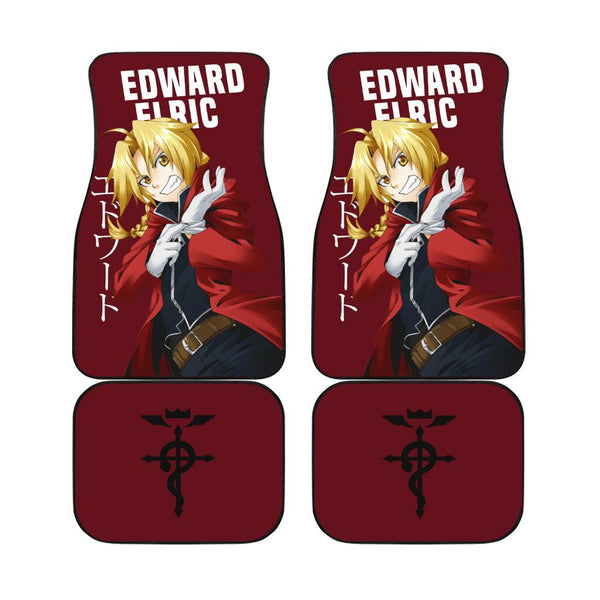 Edward Car Floor Mats Fullmetal Alchemist Anime Car Accessories-ezcustomcar-1