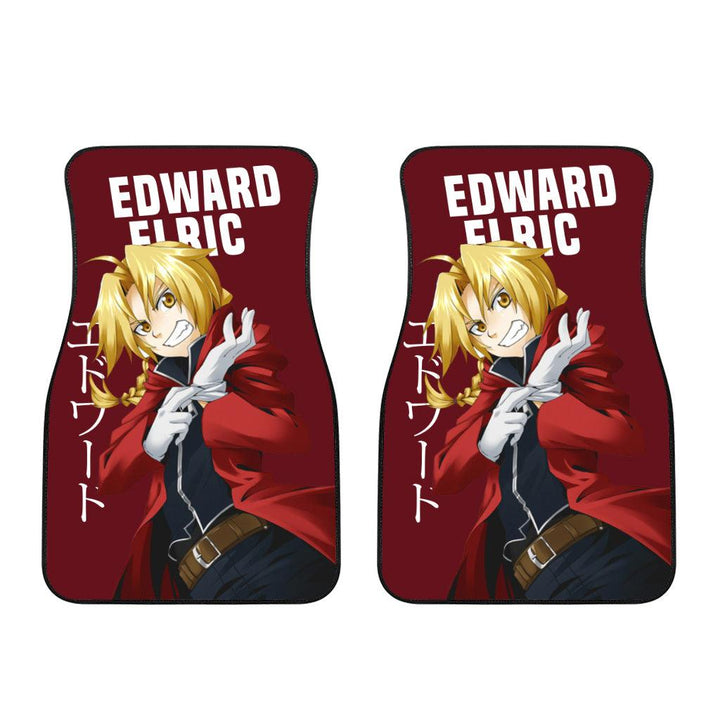 Edward Car Floor Mats Fullmetal Alchemist Anime Car Accessories-Ezcustomcar-KN2106067