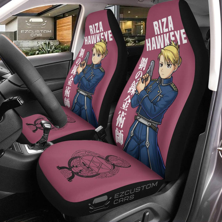 Riza Car Seat Covers Fullmetal Alchemistezcustomcar.com-1